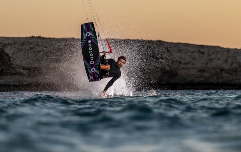 Kiteboarding and surfboards